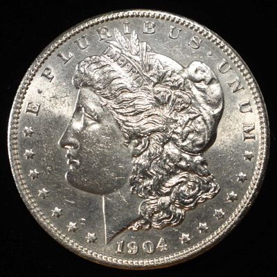 Sale Photo Thumbnail #246: 1904 MORGAN DOLLAR CH BU