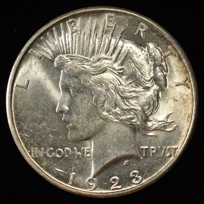 Sale Photo Thumbnail #252: 1923-D PEACE DOLLAR CH BU
