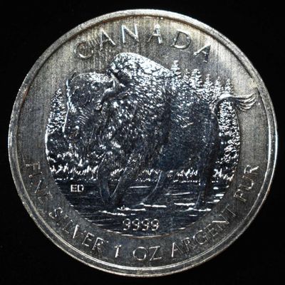 Sale Photo Thumbnail #397: 2013 $5 CANADA 1 OZ 0.999 SILVER ROUND
