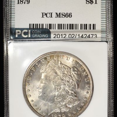 Sale Photo Thumbnail #206: 1879 MORGAN DOLLAR PCI SUPERB GEM BU