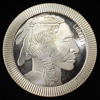 Sale Photo Thumbnail #396: STACKABLE 1 OZ 0.999 SILVER ROUND PROOF