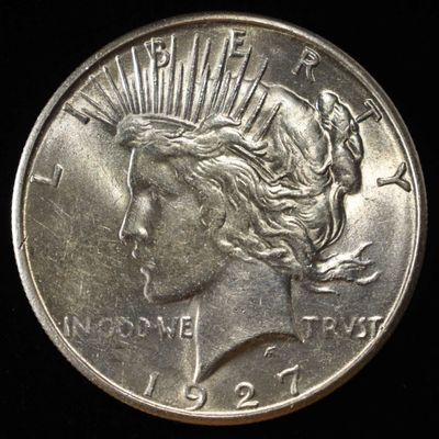 Sale Photo Thumbnail #257: 1927-S PEACE DOLLAR BU