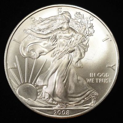 Sale Photo Thumbnail #102: 2008 AMERICAN SILVER EAGLE