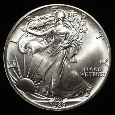 1989 AMERICAN SILVER EAGLE