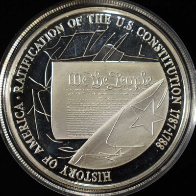 Sale Photo Thumbnail #390: RATIFICATION APPROX 0.64 OZ 0.999 SILVER