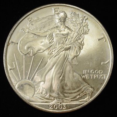 2003 AMERICAN SILVER EAGLE