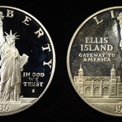 Sale Photo Thumbnail #385: (2) 1986-S $1 COMMEM 90% SILVER