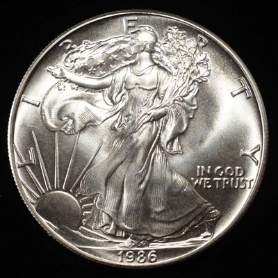 1986 AMERICAN SILVER EAGLE