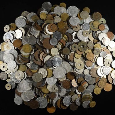 Sale Photo Thumbnail #344: 5 LBS FOREIGN COINS