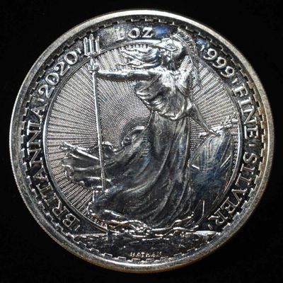 Sale Photo Thumbnail #410: 2020 BRITTANNIA 1 OZ 0.999 SILVER ROUND