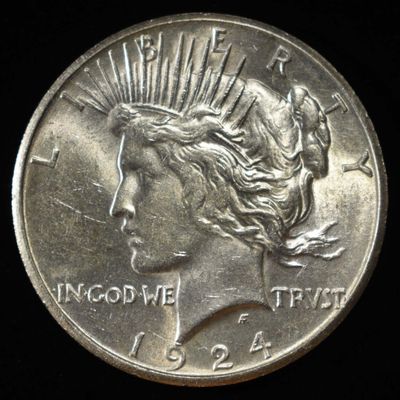 Sale Photo Thumbnail #253: 1924-S PEACE DOLLAR BU