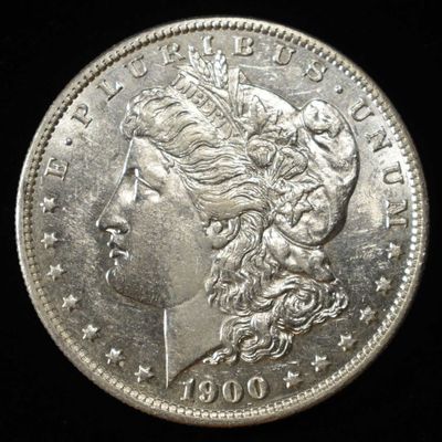 Sale Photo Thumbnail #243: 1900-S MORGAN DOLLAR AU/BU