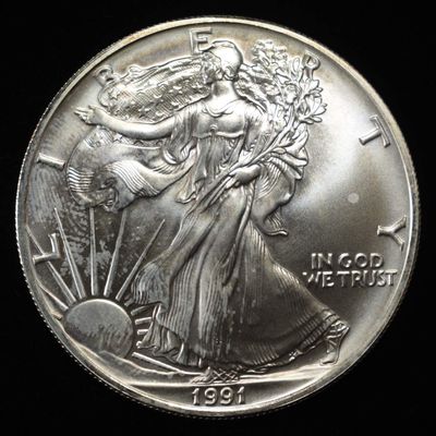 1991 AMERICAN SILVER EAGLE