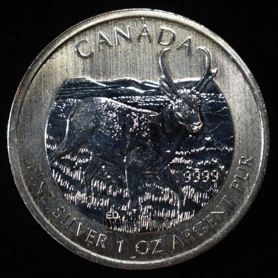 Sale Photo Thumbnail #398: 2013 $5 CANADA 1 OZ 0.999 SILVER ROUND