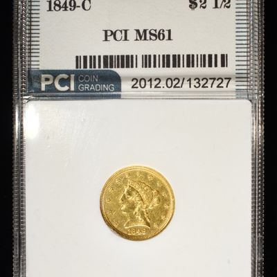 Sale Photo Thumbnail #437: 1849-C $2.50 LIBERTY GOLD PCI BU