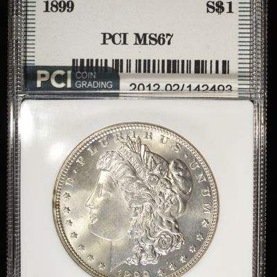 Sale Photo Thumbnail #241: 1899 MORGAN DOLLAR PCI SUPERB GEM BU