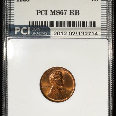 Sale Photo Thumbnail #168: 1923 WHEAT CENT PCI SUPERB GEM BU RB