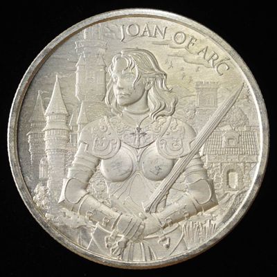 Sale Photo Thumbnail #405: JOAN OF ARC 1 OZ 0.999 SILVER ROUND