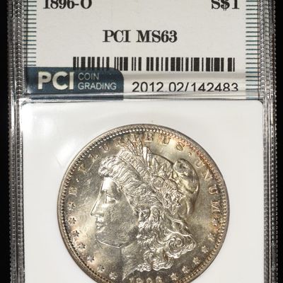 Sale Photo Thumbnail #239: 1896-O MORGAN DOLLAR PCI CH BU