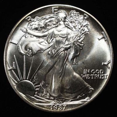 1987 AMERICAN SILVER EAGLE