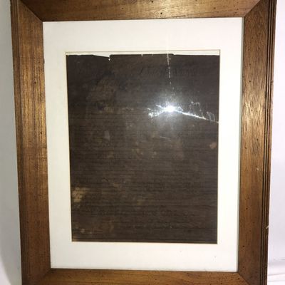 Sale Photo Thumbnail #178: Bill of Rights of the United States Framed