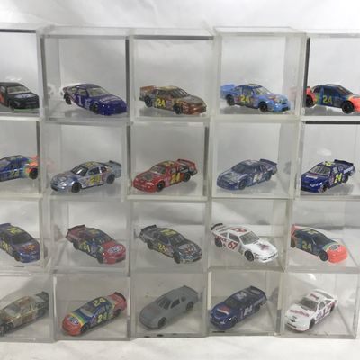 Sale Photo Thumbnail #343: 25 Race Cars in collectible display cubes