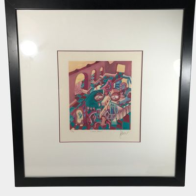 Jerry Garcia Signed Limited Edition Offset Lithograph Lizard Board 447/500