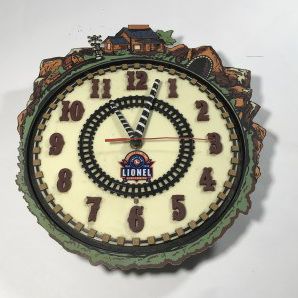 Vintage Lionel 100 Anniversary Animated Wall Clock