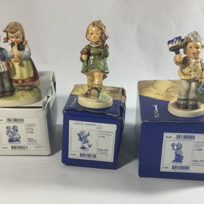 Sale Photo Thumbnail #186: 3 Hummels Figurines in original boxes