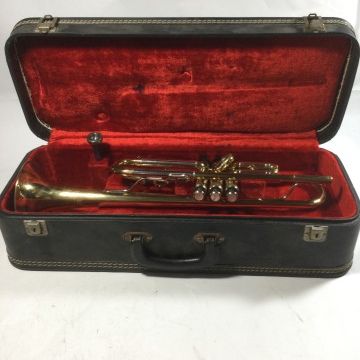 Sale Photo Thumbnail #410: York National Brass Trumpet w/ Vintage Hard Case