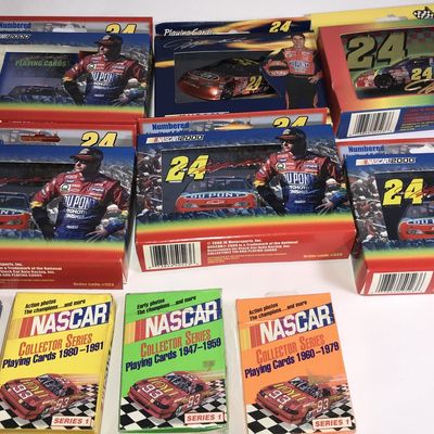 Sale Photo Thumbnail #329: Jeff Gordon Playing Cards and Collectible Tins