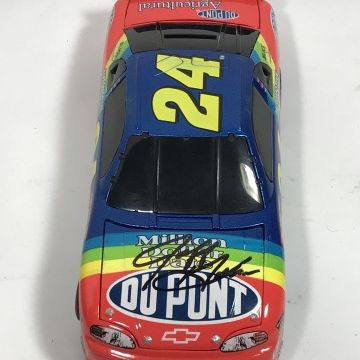 Sale Photo Thumbnail #371: Autographed Jeff Gordon #24 DuPont Diecast Car