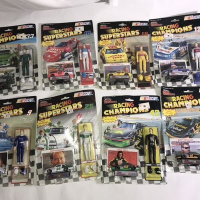 Sale Photo Thumbnail #350: NASCAR Driver Action Figures 8 New in Packages