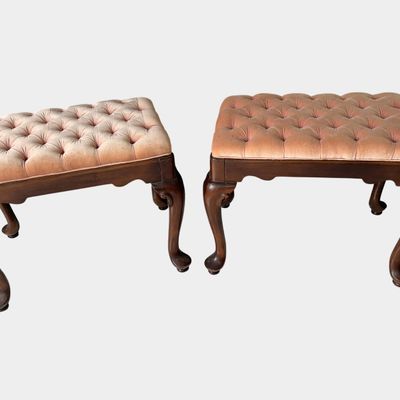 Sale Photo Thumbnail #162: Queen Anne Style Vanity Benches
