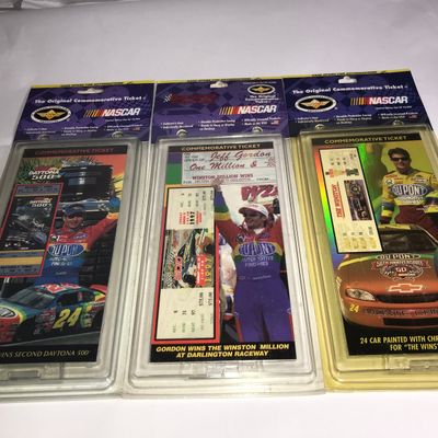 Sale Photo Thumbnail #331: Jeff Gordon Original Commemorative Tickets
