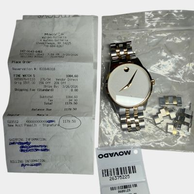 Movado 1881 Automatic Two-Tone Stainless Steel Wristwatch