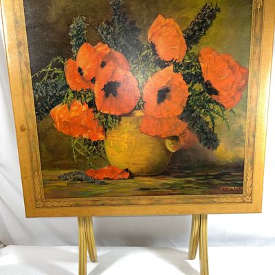 Streckenbach Vintage Bridge Folding Table