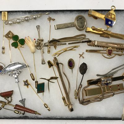 Tie Clips & Stick Pin Collection