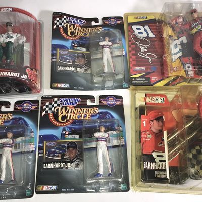 Sale Photo Thumbnail #349: Dale Earnhardt Jr Action Figures (6) NIB