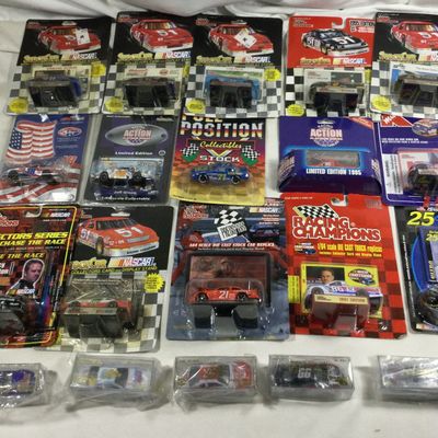 Sale Photo Thumbnail #333: 20 toy race cars all sealed in packaging