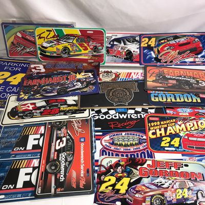 Sale Photo Thumbnail #338: NASCAR License Plate Collection