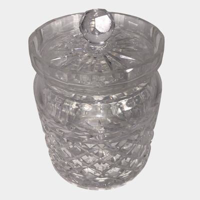 Waterford Glandore Pattern Biscuit Barrel w/ Lid