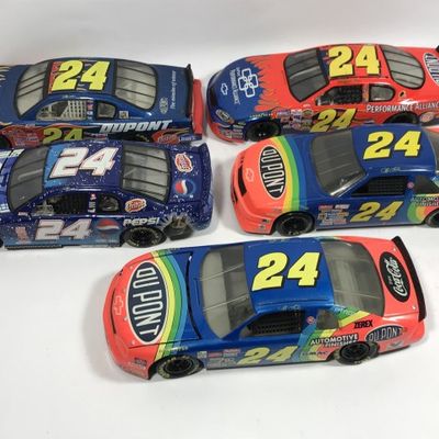 Sale Photo Thumbnail #373: Jeff Gordon #24 Diecast Race Cars (5)