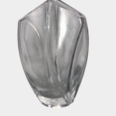 Baccarat Robert Rigot Giverny Clear Crystal Vase
