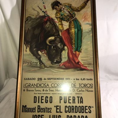 Sale Photo Thumbnail #179: Framed Plaza de Toros de Guadalajara poster