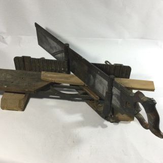 Sale Photo Thumbnail #117: Vintage Miter Saw, Saw Blade measures 22 1/2