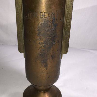 1939 Silver Crest Bronze Dog Show Trophy