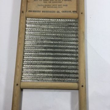 Vintage Dubl Handi Travel Size Washboard