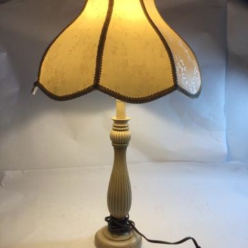 Sale Photo Thumbnail #123: Vintage Table Lamp Featuring Fluted Base