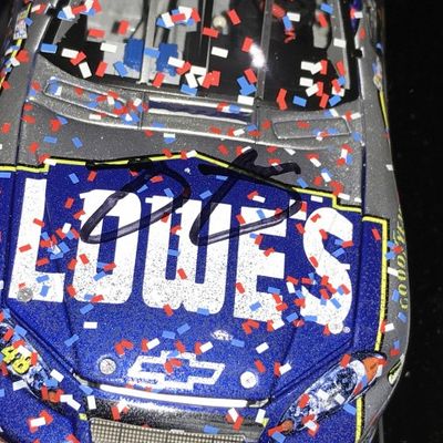 Sale Photo Thumbnail #256: Jimmie Johnson Autographed # 48 Lowes